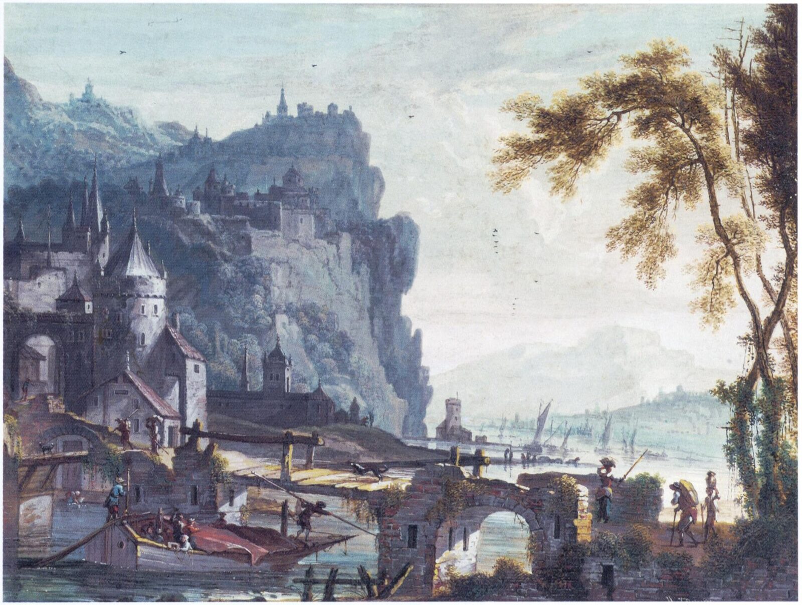 Fantasy castle landscape shared by the Mirefall community